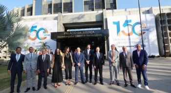 Daniel Vilela prestigia o lançamento comemorativo dos 150 anos do TJ